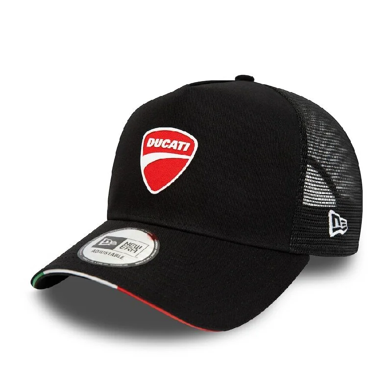 Official Ducati Corse Eframe Black Trucker Cap - 60334546