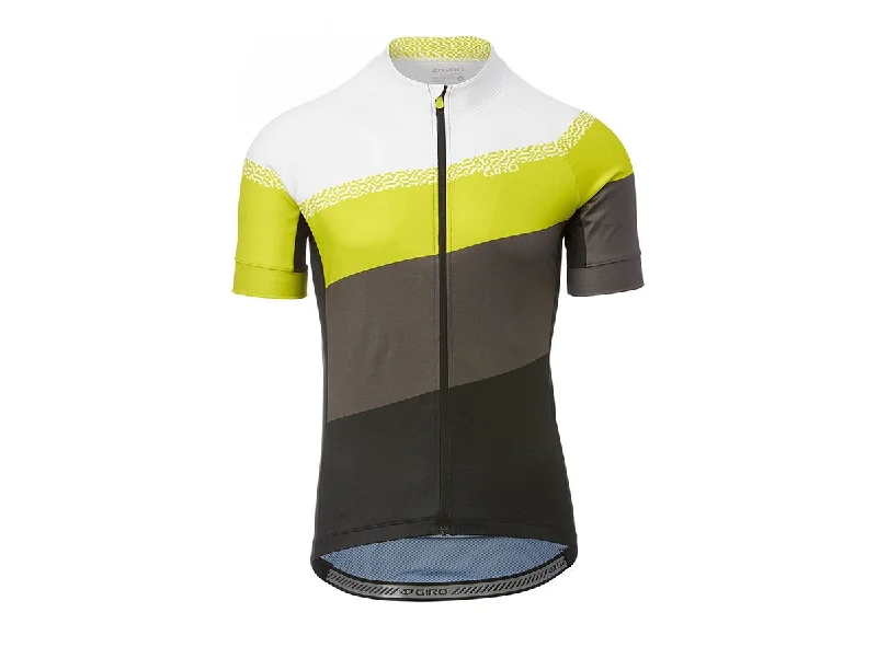 Giro Chrono Sport Short Sleeve Road Jersey - Citron Green Terrace