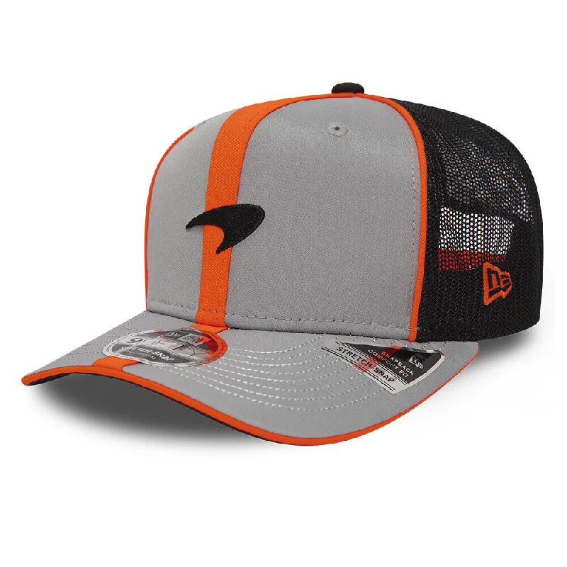 Mclaren Stripe Grey New Era 9Fifty Stretch Snap Cap - 60243934