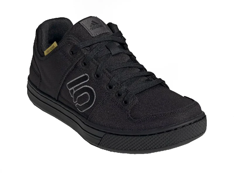 Five Ten Freerider Canvas Flat Pedal Shoe - Core Black-Dgh Solid Gray-Gray Five - 2023