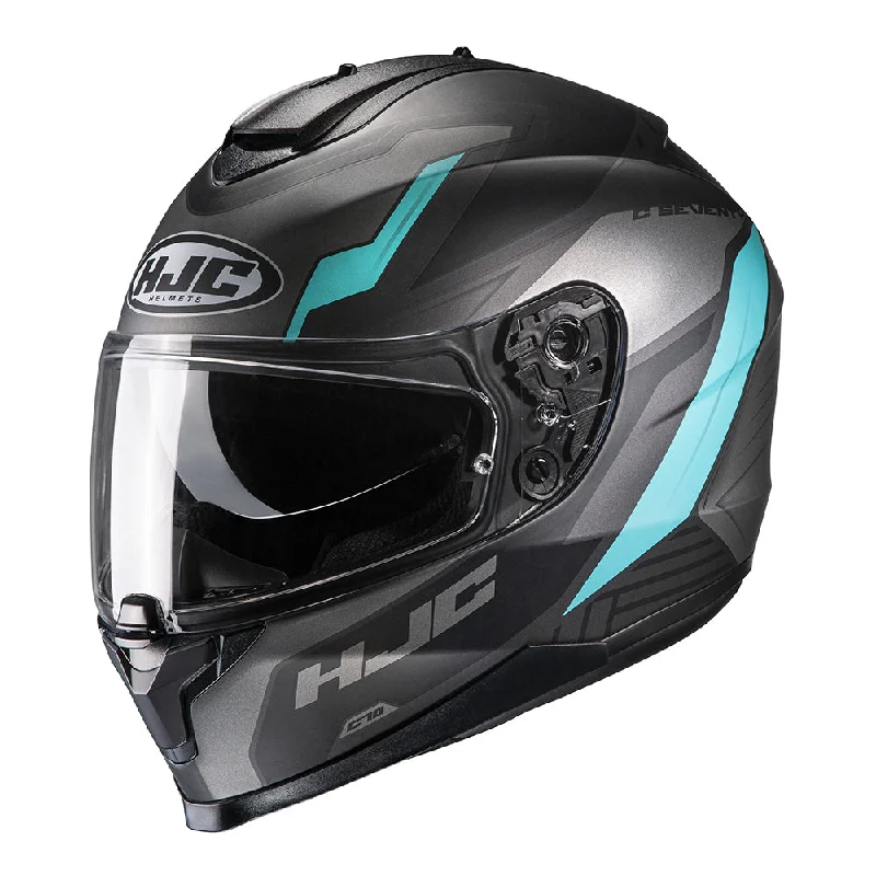 HJC C70 Silon MC4SF Green Full Face Helmet