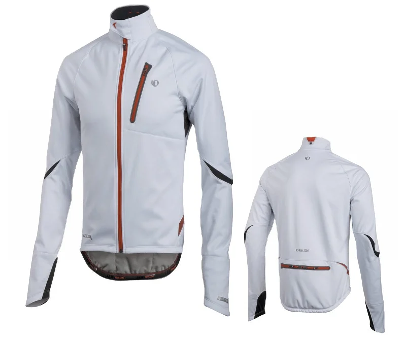 Pearl Izumi Pro Softshell Cycling Jacket - White-Black