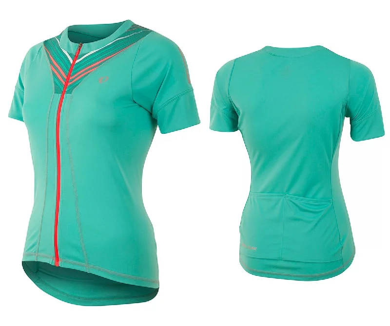 Pearl Izumi Select Pursuit Short Sleeve Road Jersey - Womens - Atlantis Whirl