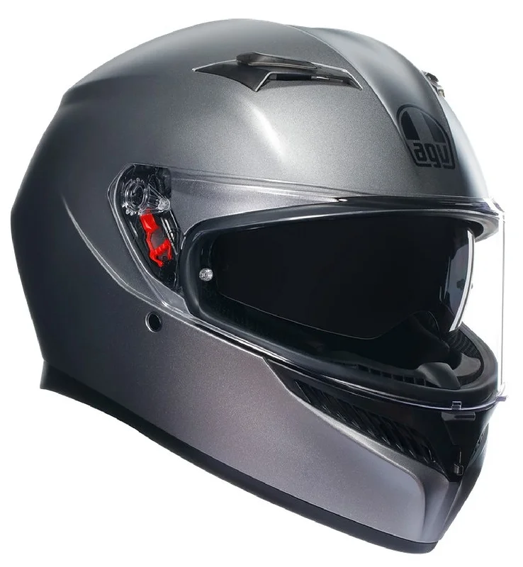 AGV K3 E2206 Full Face Motorcycle Helmet - Solid Matt Rodio Grey