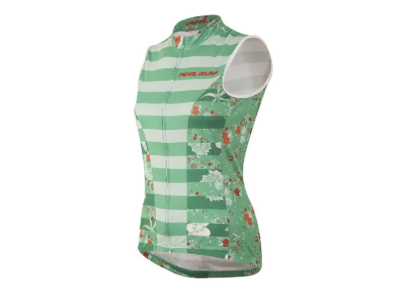 Pearl Izumi Select Escape Ltd Sleeveless Faze Jersey - Womens - Muse Green Spruce