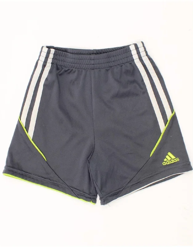 ADIDAS Baby Boys Sport Shorts 18-24 Months Navy Blue Polyester