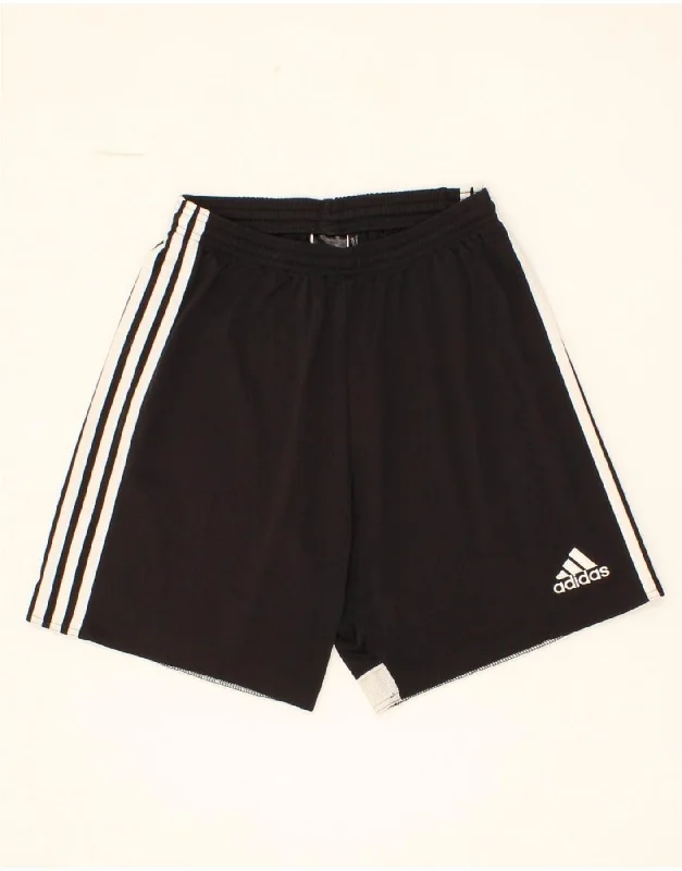 ADIDAS Boys Climacool Sport Shorts 7-8 Years Black Polyester