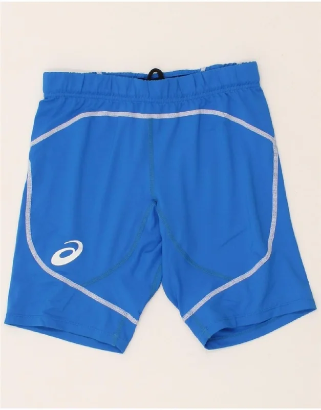 ASICS Boys Sport Shorts 7-8 Years XS Blue