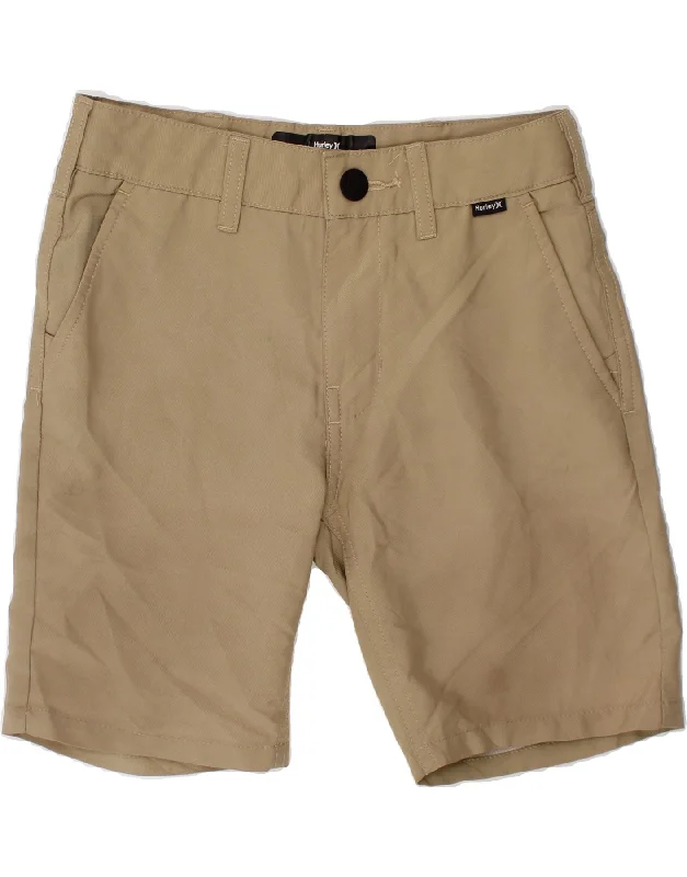 HURLEY Boys Chino Shorts 6-7 Years W22 Beige Polyester