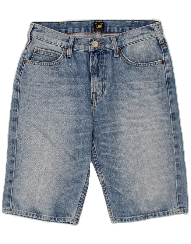 LEE Boys Rider Denim Shorts 15-16 Years W29  Blue Cotton