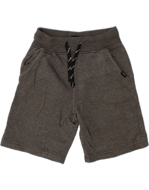 LEE Boys Sport Shorts 7-8 Years Small Grey Cotton