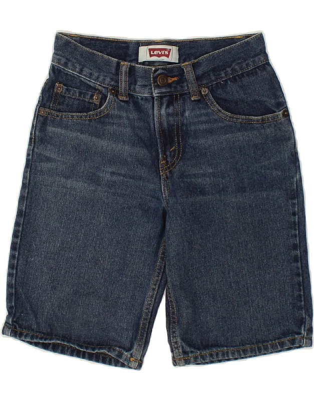 LEVI'S Boys 505 Denim Shorts 9-10 Years W25 Blue