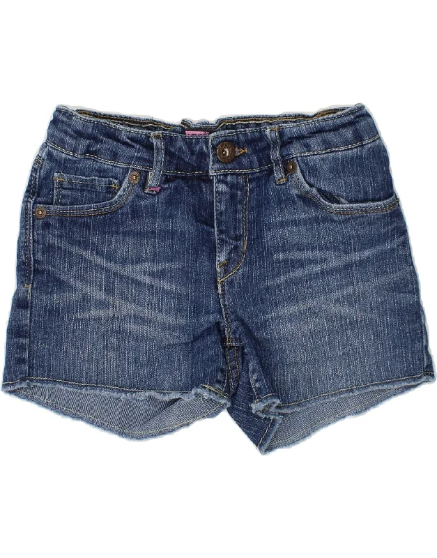 LEVI'S Girls Denim Shorts 9-10 Years W24  Blue Ramie