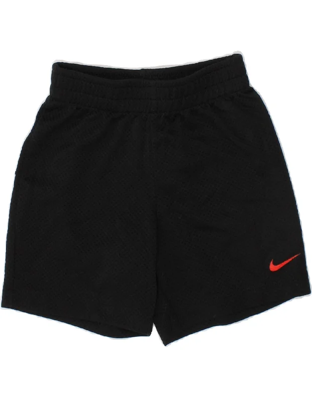 NIKE Baby Boys Dri Fit Sport Shorts 18-24 Months Black Polyester