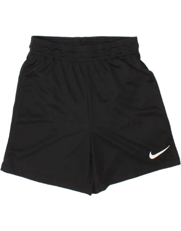 NIKE Boys Dri Fit Sport Shorts 10-11 Years  Medium Black Polyester