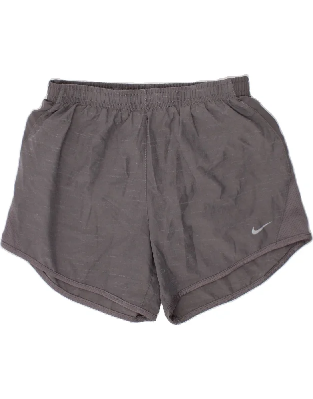 NIKE Boys Dri Fit Sport Shorts 7-8 Years Large  Grey Polyester