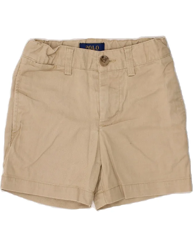 POLO RALPH LAUREN Baby Boys Chino Shorts 18-24 Months W18  Beige Cotton