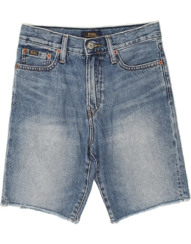 POLO RALPH LAUREN Boys Denim Shorts 10-11 Years Medium W26 Blue Cotton