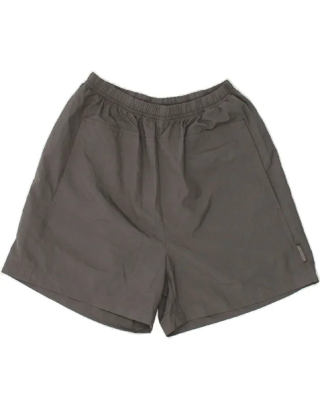 REEBOK Boys Sport Shorts 13-14 Years Grey Polyester