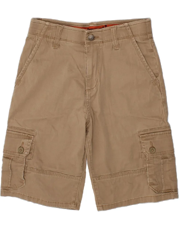 WRANGLER Boys Cargo Shorts 11-12 Years W26  Beige Cotton