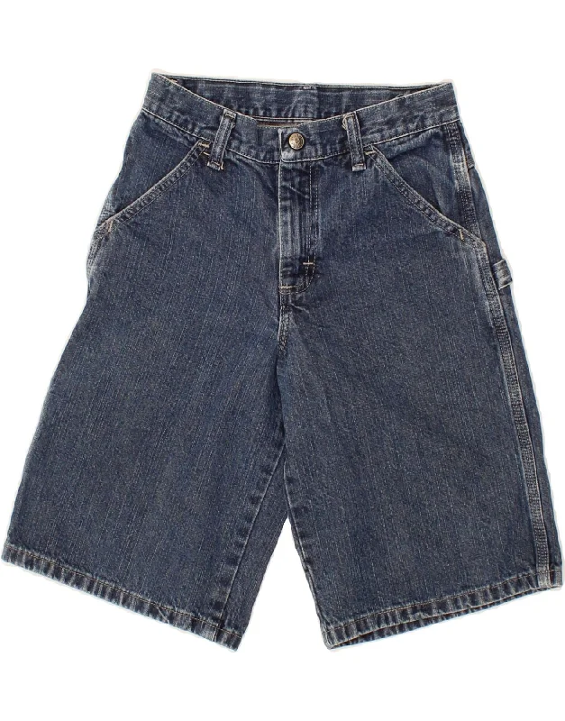 WRANGLER Boys Denim Shorts 9-10 Years W24  Blue Cotton