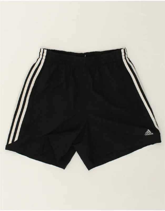 ADIDAS Boys Clima 365 Sport Shorts 15-16 Years Black Polyester