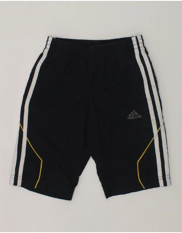 ADIDAS Boys Clima 365 Sport Shorts 2-3 Years Navy Blue Polyester