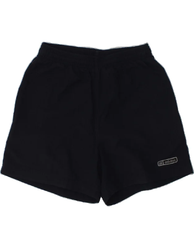 ADIDAS Boys Graphic Sport Shorts 11-12 Years Navy Blue