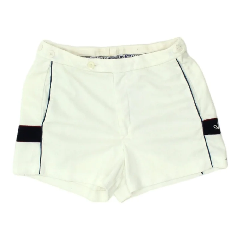 Australian By L'Alpina Boys White Tennis Shorts | Vintage 90s Kids Sportswear