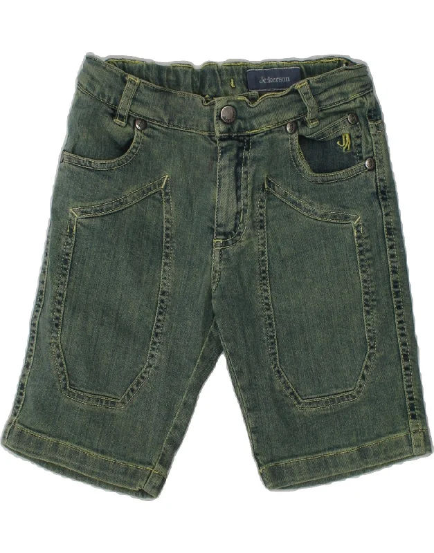 JECKERSON Boys Graphic Denim Shorts 3-4 Years W20 Blue Cotton