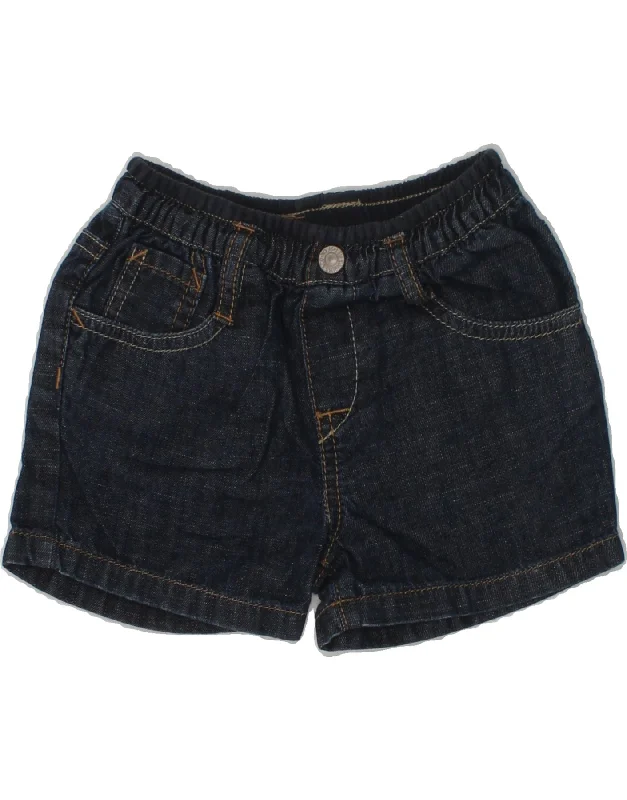 LEVI'S Baby Boys Denim Shorts 12-18 Months W18 Navy Blue Cotton