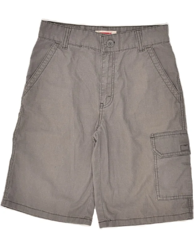 LEVI'S Boys Cargo Shorts 11-12 Years W26 Grey Cotton