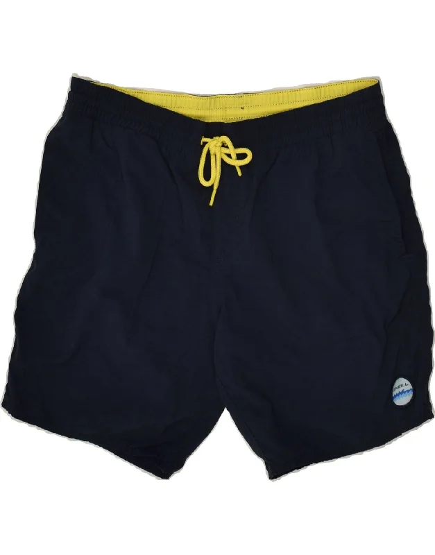 O'NEILL Boys Sport Shorts 15-16 Years Navy Blue Polyester