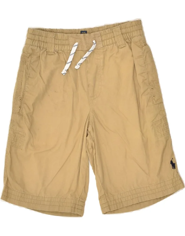 POLO RALPH LAUREN Boys Casual Shorts 7-8 Years W22  Brown Cotton