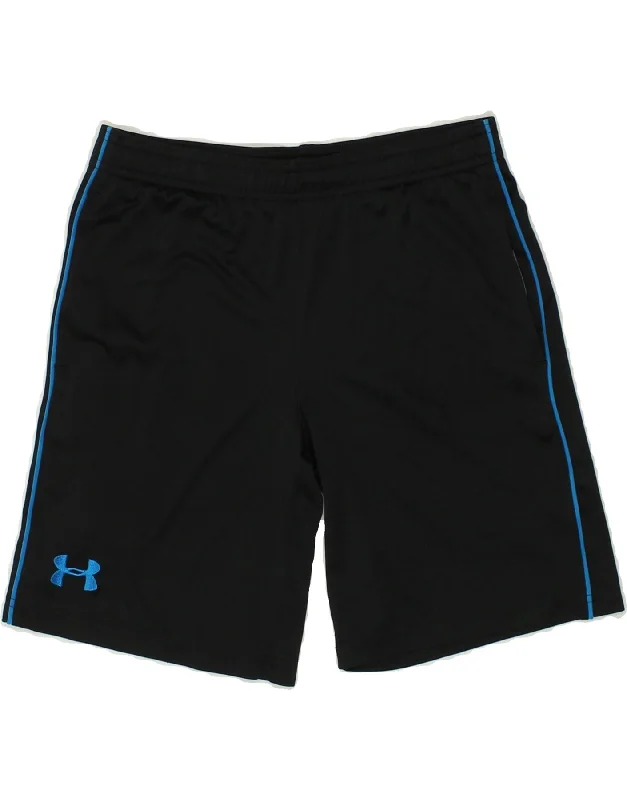 UNDER ARMOUR Boys Sport Shorts 6-7 Years XS Black