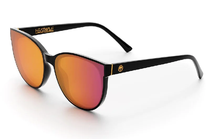 CARAT SUNGLASSES: BLACK (ROSE GOLD)